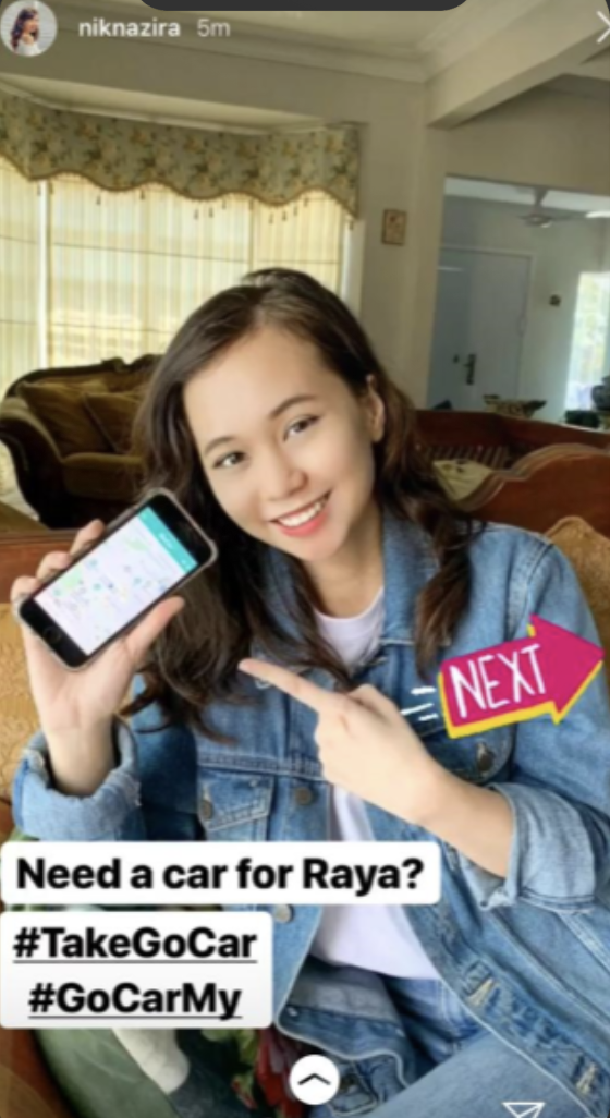 GoCar app influencer marketing campaign